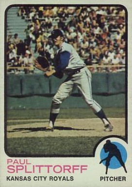 1973 Topps Paul Splittorff #48 Baseball Card