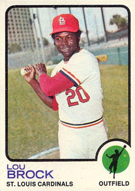 1973 Topps Lou Brock #320 Baseball Card