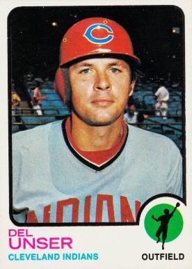 1973 Topps Del Unser #247 Baseball Card
