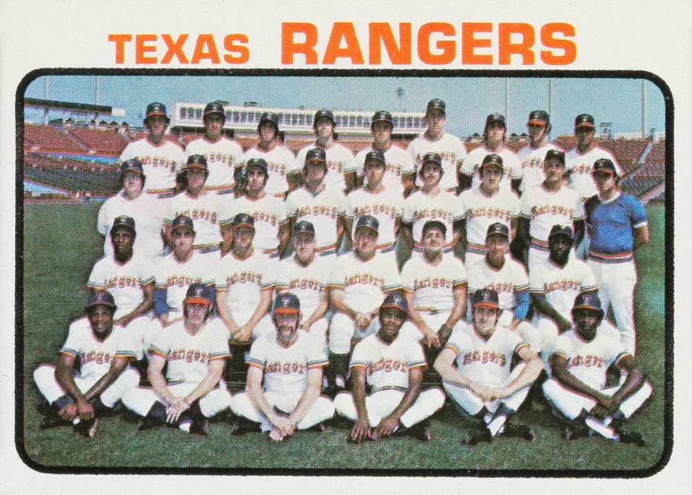 1973 Topps Texas Rangers Team #7 Baseball Card