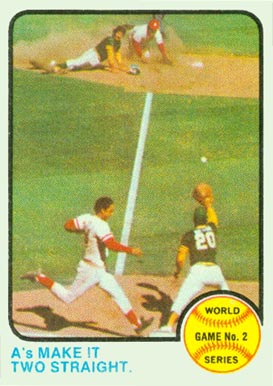 1973 Topps World Series Game 2 #204 Baseball Card