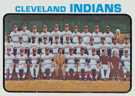 1973 Topps Cleveland Indians Team #629 Baseball Card