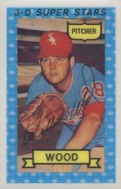 1974 Kellogg's Kelloggs Wilbur Wood #34 Baseball Card