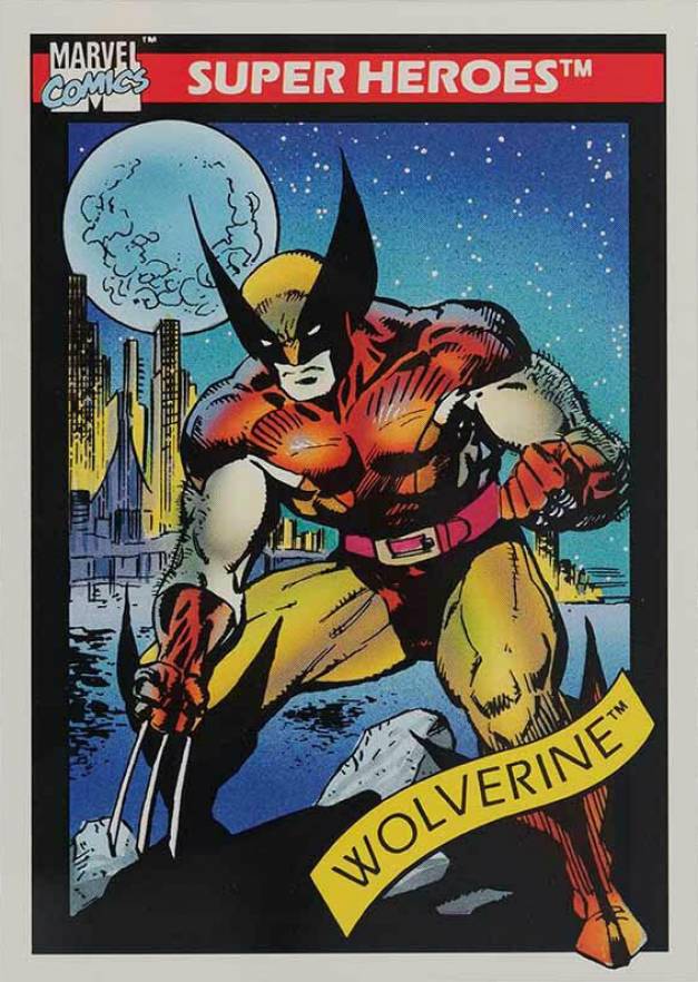 1990 Marvel Universe Wolverine #10 Non-Sports Card