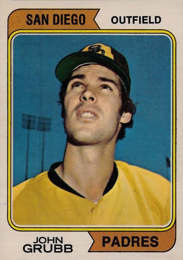 1974 O-Pee-Chee Johnny Grubb #32 Baseball Card