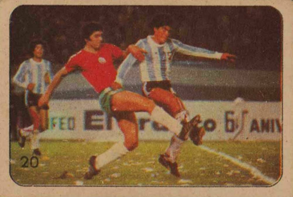 1979 Crack Super Futbol Diego Maradona #20 Soccer Card