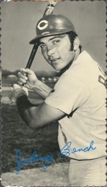 1974 Topps Deckle Edge Johnny Bench #71 Baseball Card