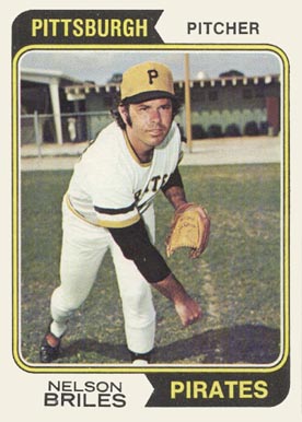 1974 Topps Nelson Briles #123 Baseball Card