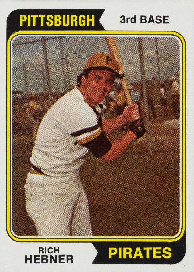 1974 Topps Rich Hebner #450 Baseball Card