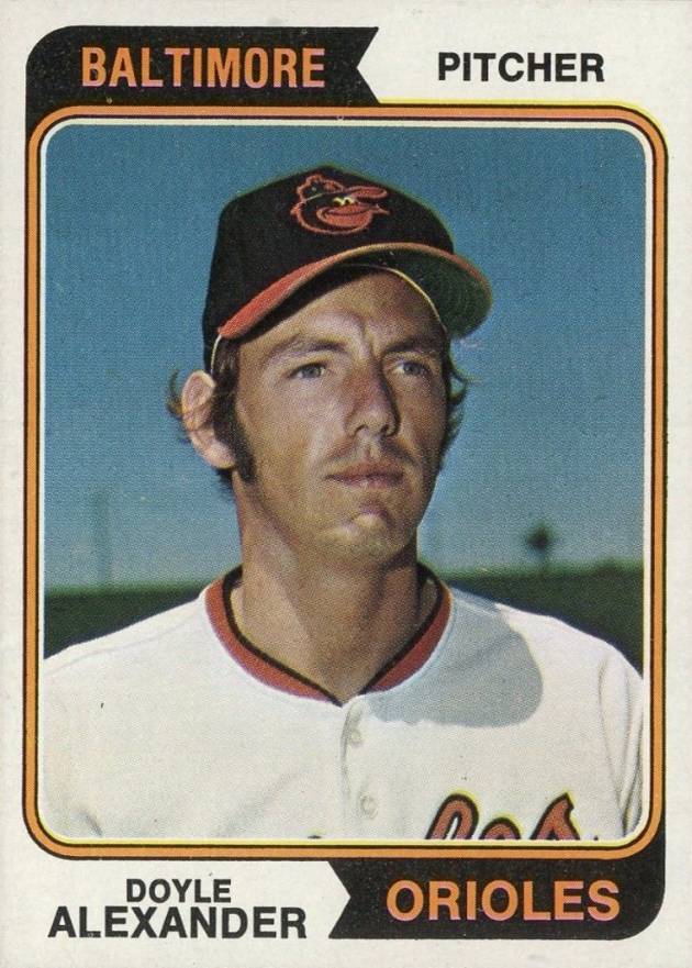 1974 Topps Doyle Alexander #282 Baseball Card