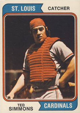 1974 Topps Ted Simmons #260 Baseball Card