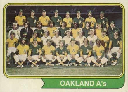 1974 Topps Oakland A's #246 Baseball Card