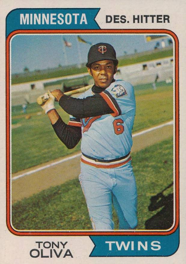 1974 Topps Tony Oliva #190 Baseball Card