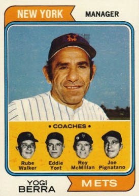 1974 Topps Mets Manager/Coaches #179 Baseball Card