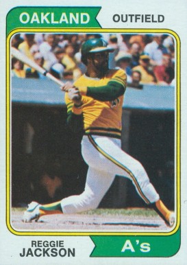 1974 Topps Reggie Jackson #130 Baseball Card