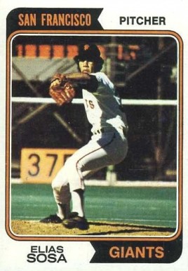1974 Topps Elias Sosa #54 Baseball Card