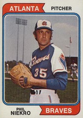 1974 Topps Phil Niekro #29 Baseball Card