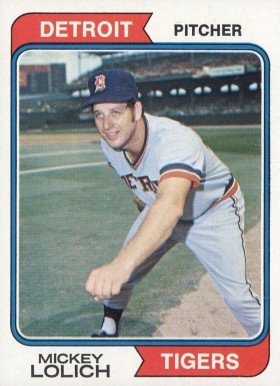 1974 Topps Mickey Lolich #9 Baseball Card