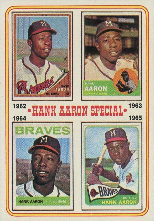 1974 Topps Hank Aaron #4 Baseball Card