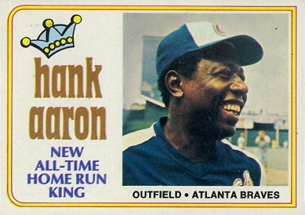 1974 Topps Hank Aaron #1 Baseball Card