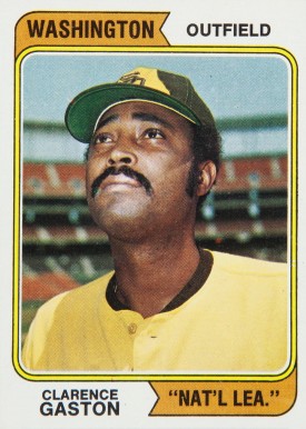1974 Topps Clarence Gaston #364w Baseball Card