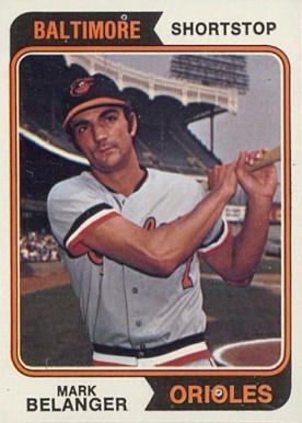 1974 Topps Mark Belanger #329 Baseball Card