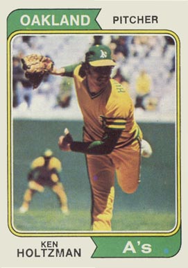 1974 Topps Ken Holtzman #180 Baseball Card