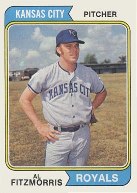 1974 Topps Al Fitzmorris #191 Baseball Card