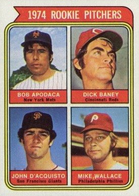 1974 Topps Rookie Pitchers #608c Baseball Card