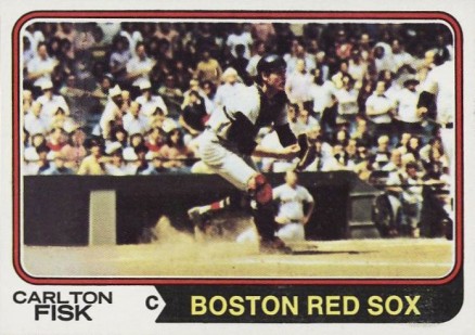 1974 Topps Carlton Fisk #105 Baseball Card