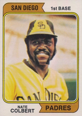 1974 Topps Nate Colbert #125s Baseball Card