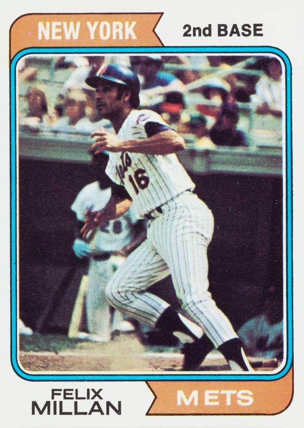 1974 Topps Felix Millan #132 Baseball Card