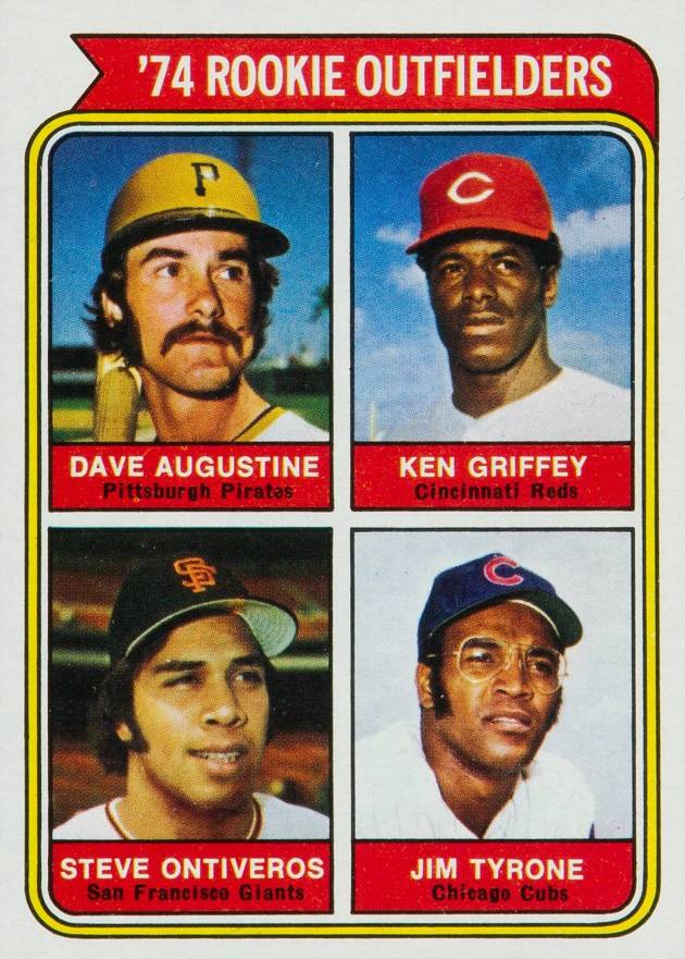 1974 Topps Rookie Outfielders #598 Baseball Card