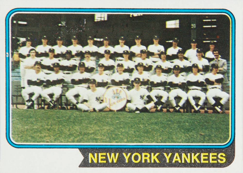 1974 Topps New York Yankees #363 Baseball Card