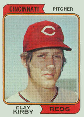 1974 Topps Clay Kirby #287 Baseball Card