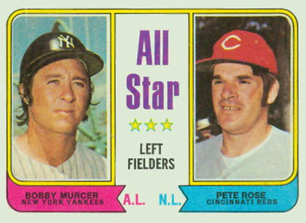 1974 Topps All-star Left Fielders #336 Baseball Card
