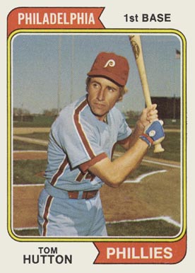 1974 Topps Tom Hutton #443 Baseball Card