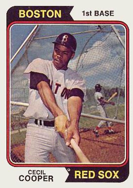 1974 Topps Cecil Cooper #523 Baseball Card