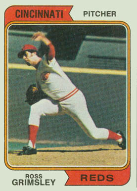 1974 Topps Ross Grimsley #59 Baseball Card