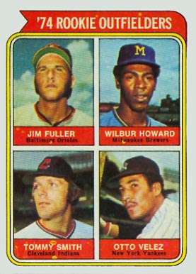 1974 Topps Rookie Outfielders #606 Baseball Card
