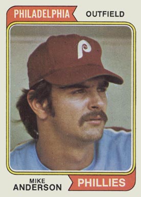 1974 Topps Mike Anderson #619 Baseball Card