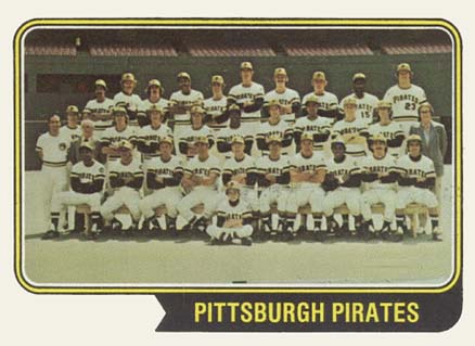 1974 Topps Pittsburgh Pirates Team #626 Baseball Card