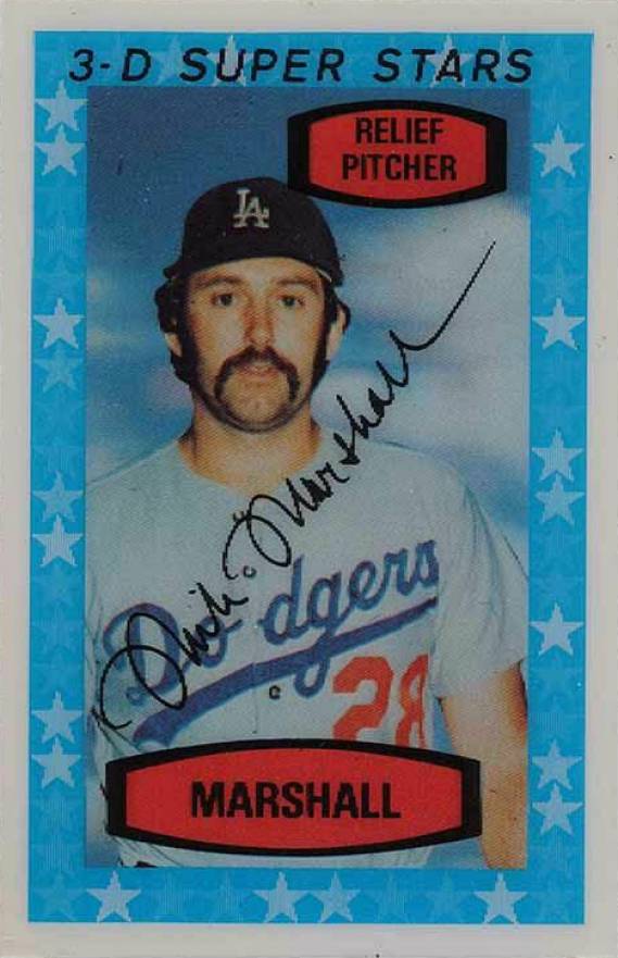 1975 Kellogg's Kelloggs Mike G. Marshall #36 Baseball Card