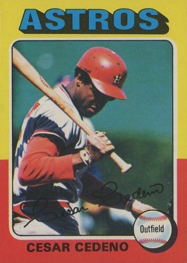 1975 O-Pee-Chee Cesar Cedeno #590 Baseball Card