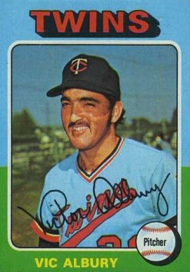 1975 Topps Mini Vic Albury #368 Baseball Card
