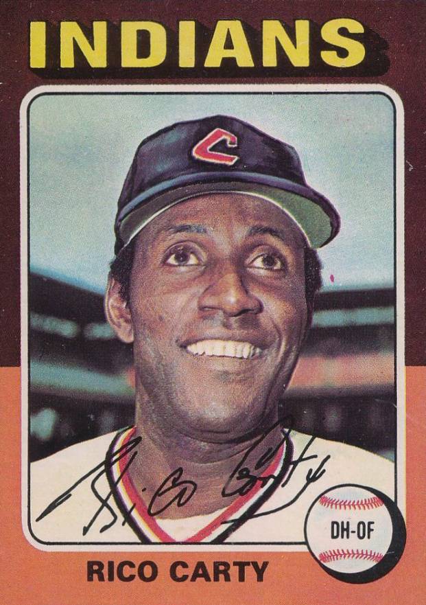1975 Topps Mini Rico Carty #655 Baseball Card