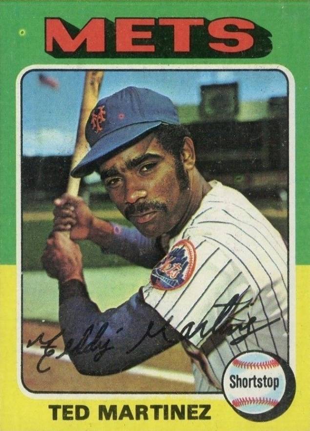 1975 Topps Mini Ted Martinez #637 Baseball Card
