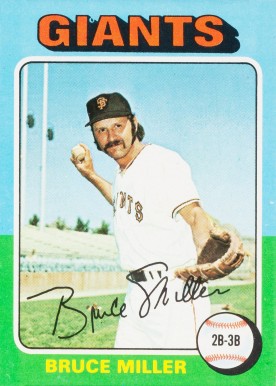 1975 Topps Mini Bruce Miller #606 Baseball Card
