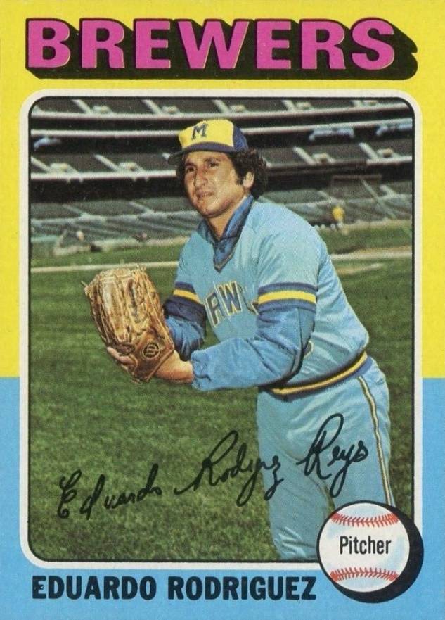 1975 Topps Mini Eduardo Rodriguez #582 Baseball Card
