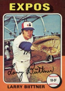 1975 Topps Mini Larry Bittner #543 Baseball Card